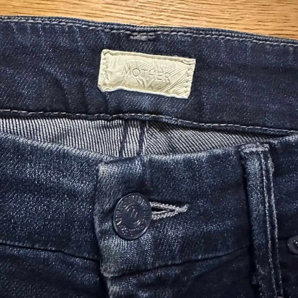 Mother the looker jeans aka goddess 26 dark wash